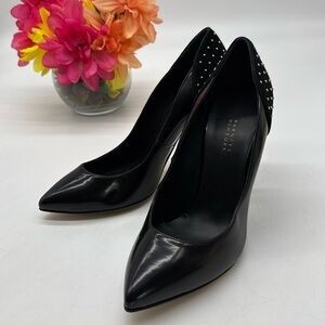 Barneys New York Black Studded Pumps Heels EU Size 36.5 BHE7055D